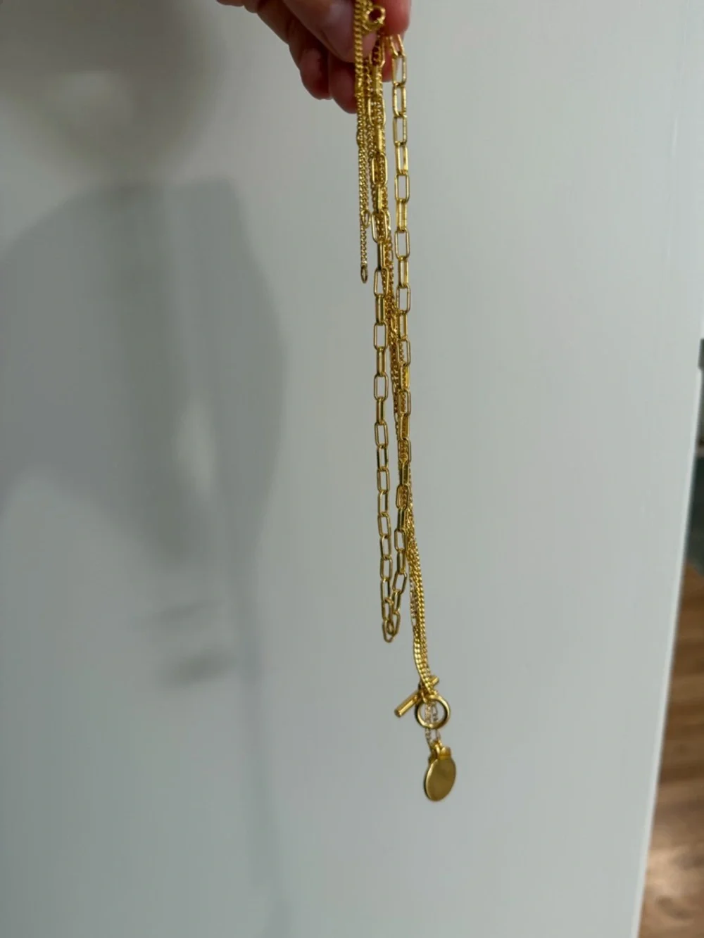 Madewell Toggle Chain Necklace Set - Picture 9 of 9